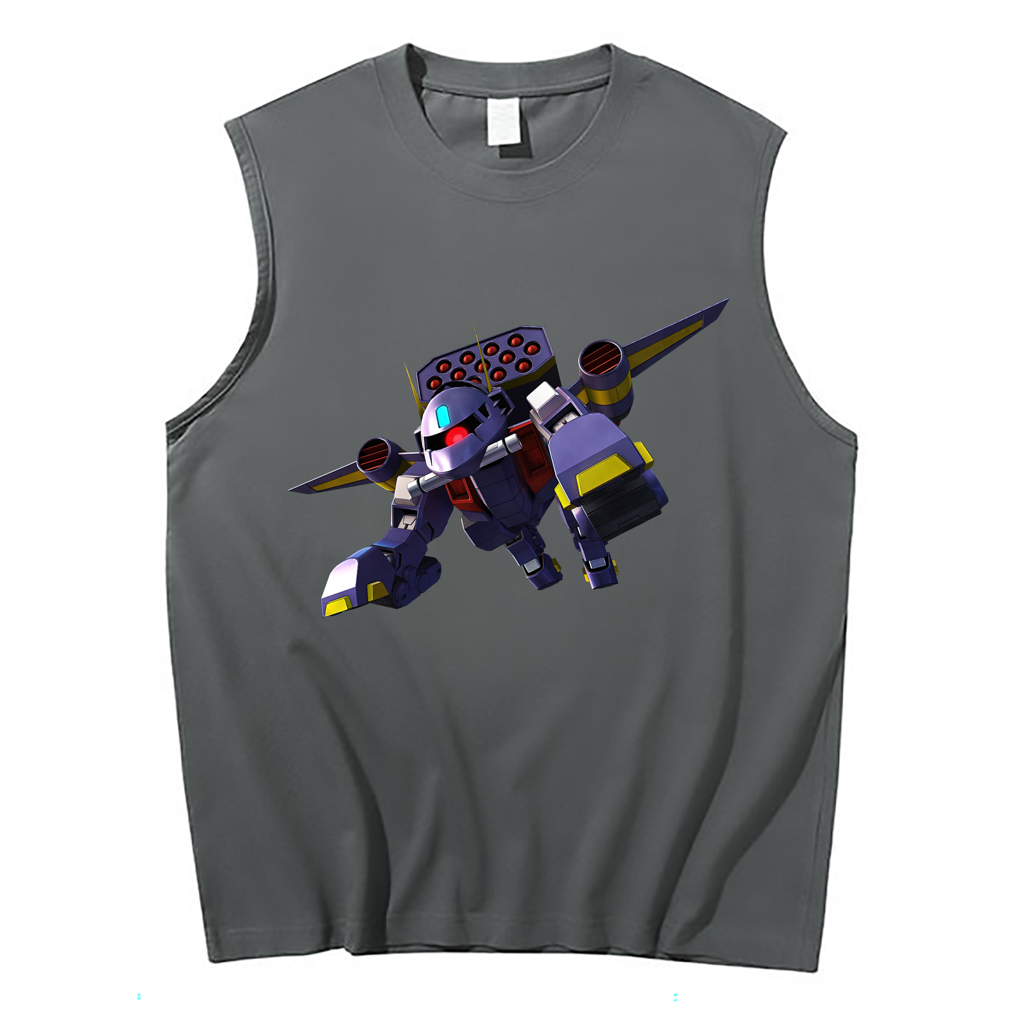 （画像用） 機動戦士ガンダム Mobile Suit Gundam コットン100％タンクトップ（フロントプリント）